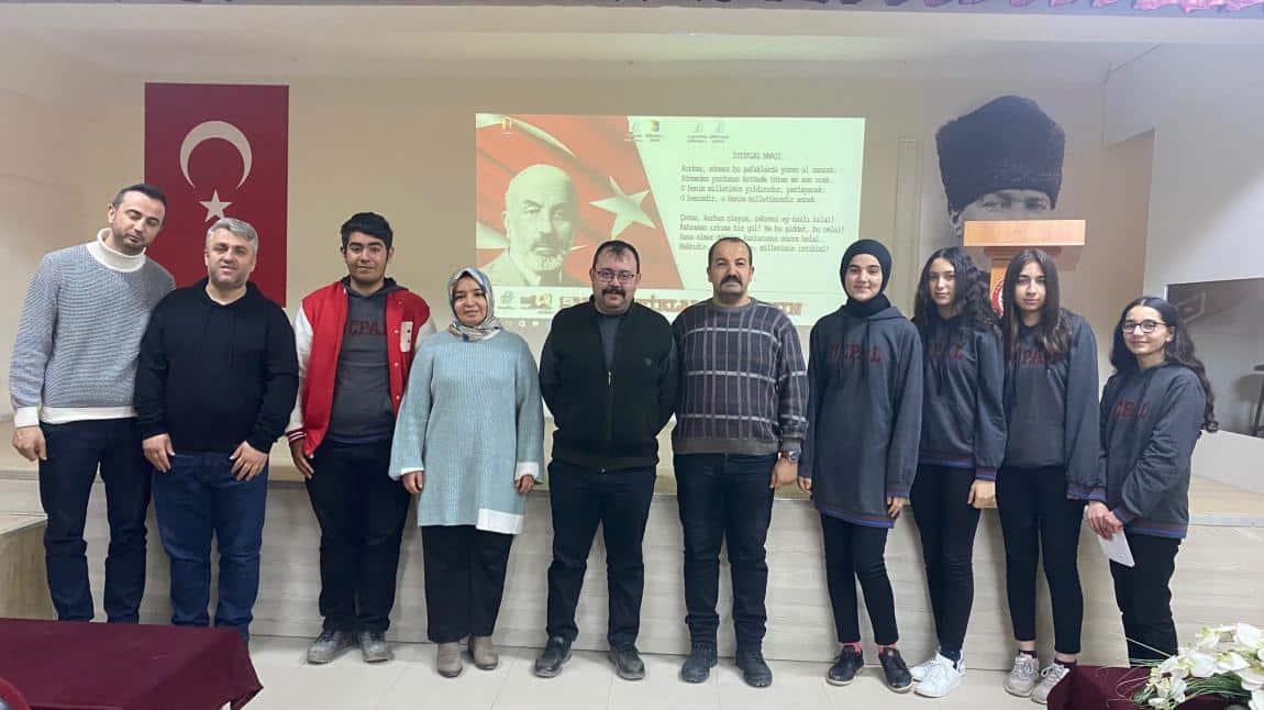 12 Mart İstiklal Marşı'mızın Kabulü ve Mehmet Akif Ersoy'u Anma Etkinlikleri